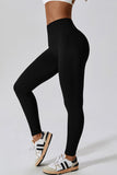 Wide Waistband Slim Fit Long Sports Leggings - ONLINE EXCLUSIVE!