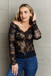 Ninexis Be Kind Off The Shoulder Lace Top - ONLINE EXCLUSIVE!