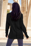 Tyra Ribbed Round Neck Long Sleeve Knit Top - ONLINE EXCLUSIVE!