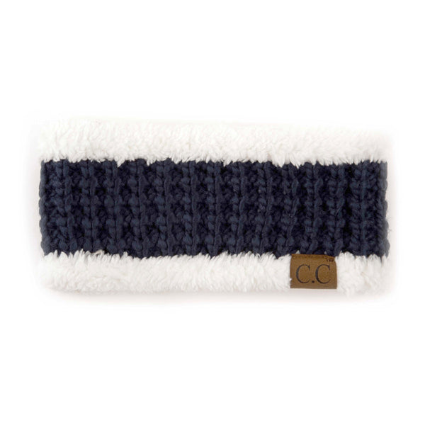 CC Headband    Knit C.C headband with fuzzy lining