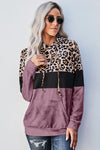 Leopard Color Block Hoodie - ONLINE EXCLUSIVE!