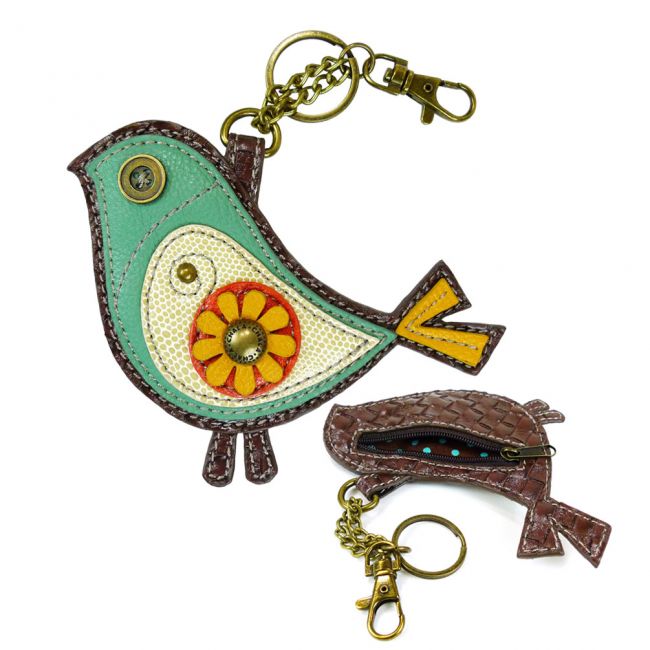 LV Louis Vuitton Love bird / owl coin purse / pouch / keychain / key holder