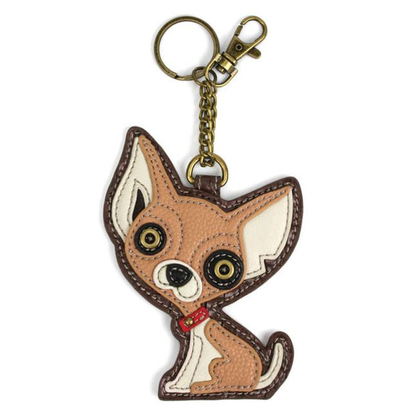 Chala Tan Chihuahua Key FOB Keychain   806CH0