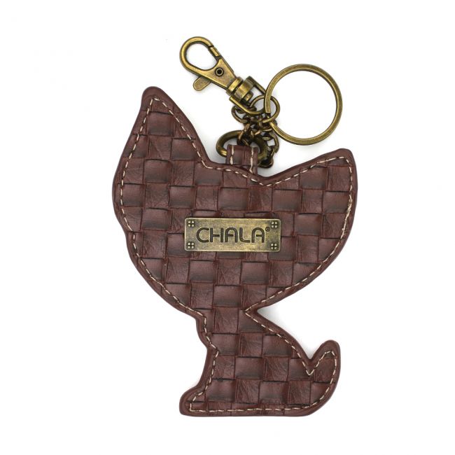 Chala Dark Brown Chihuahua Key FOB Keychain 806CHA0
