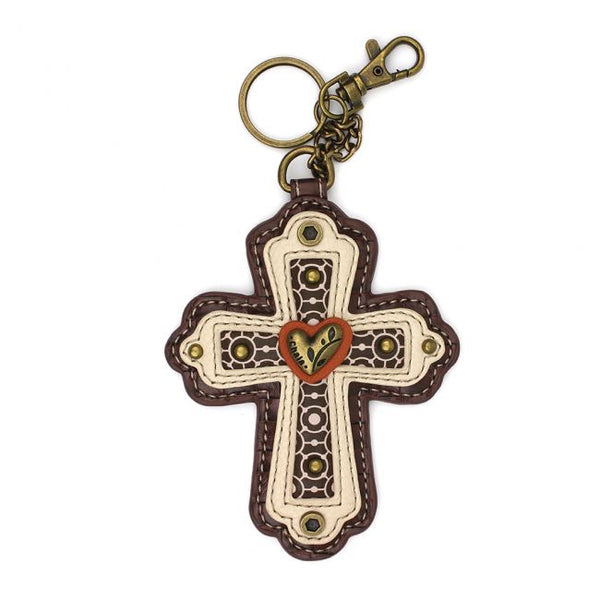 Chala Cross Key FOB Keychain