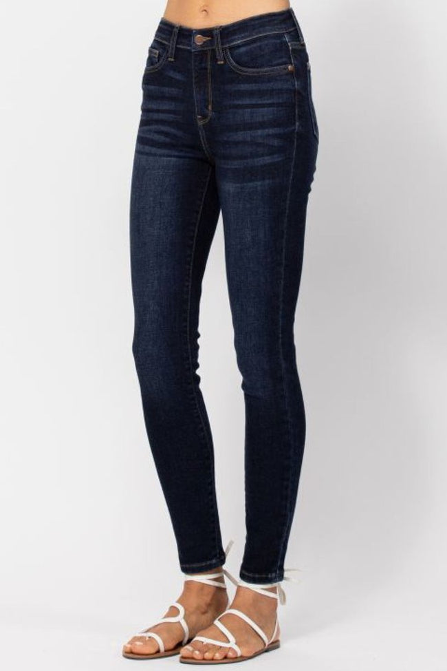 82253   Ricki Hi-Waist Skinny Jeans by Judy Blue Jeans