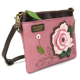 Chala Pink Rose Mini Crossbody Handbag