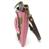 Chala Pink Rose Mini Crossbody Handbag