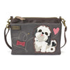 Chala White Shih Tzu Mini Crossbody Bag 826SZW6