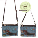 Chala Dachshund Wiener Dog Mini Crossbody Bag 826WD1