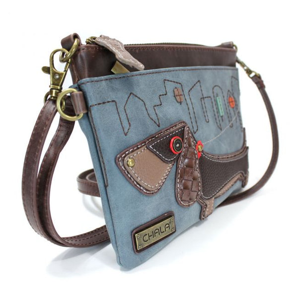 Chala Dachshund Wiener Dog Mini Crossbody Bag 826WD1