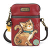 Chala Orange Tabby Cat Cellphone Crossbody Bag   827OTC9