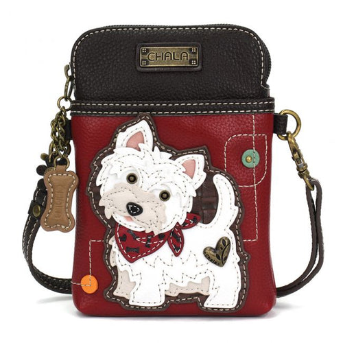 Chala Westie Cellphone Crossbody Bag   827WT9