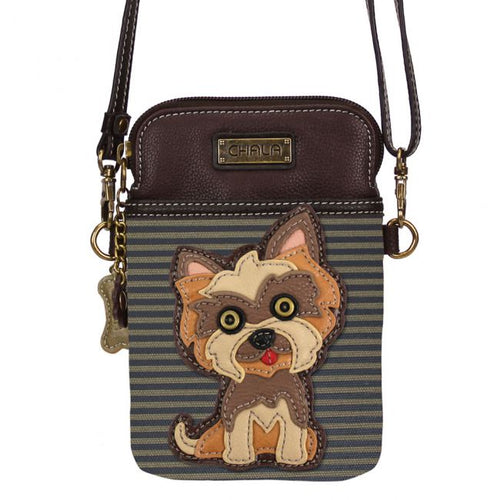 Chala Yorkshire Terrier Cell Phone Crossbody   827YS7S