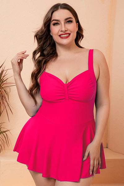 Regular & Plus Size Gathered Detail Swim Dress - ONLINE EXCLUSIVE! – True  Betty Boutique
