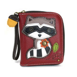 Chala Raccoon Zip Around Wallet   839RC9