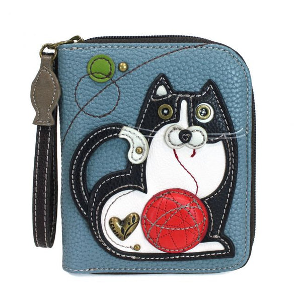 Cartera Chala Fat Cat con cremallera alrededor 839FC1 