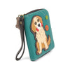 Chala Golden Retriever Zip Around Wallet   839GV7