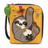 Chala Sloth Zip Around Wallet   839SL5