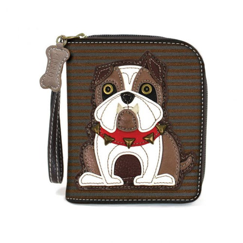 Chala Bulldog Zip Around Wallet   839UL7S