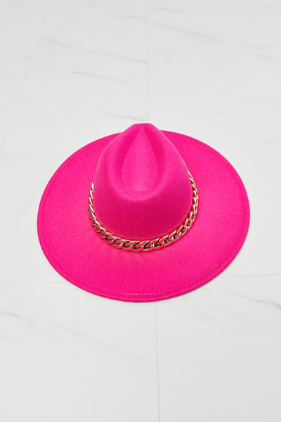 Sombrero Fedora de Fame Keep Your Promise en rosa - ¡EXCLUSIVO EN LÍNEA!