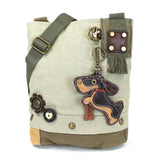 Chala Wiener Dog Patch Crossbody Bag   903WD7