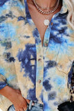Roxanne Tie-Dye Button Up Collared Neck Shirt - ONLINE EXCLUSIVE!