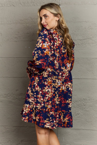 Hailey & Co Colorful Minds Floral Printed Mini Dress - ONLINE EXCLUSIVE!