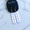 1449   USA Earrings by Dixie Bliss