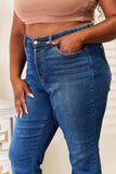 Vaqueros Judy Blue de pierna recta de tamaño completo con bolsillos