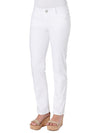 WZS1560OW   Lily White Absolution Straight Leg Jeans - Plus Democracy Jeans