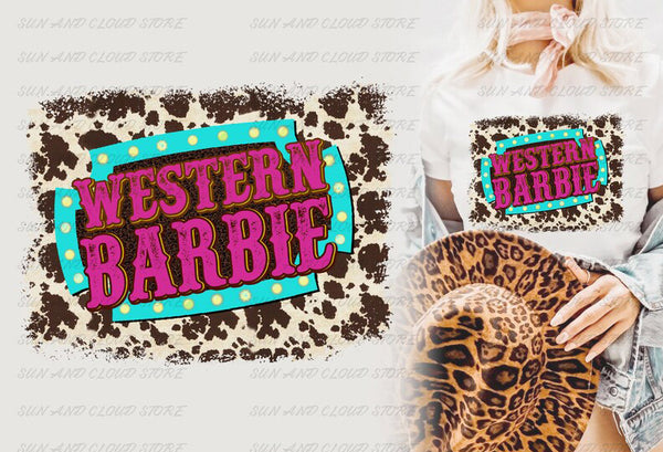 16842 Betty Barbie occidental Camiseta gráfica 