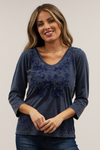 152460   Tora Embroidered Top by Caite & Kyla