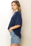 Amelia Relaxed Fit Crew Neck Tee