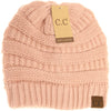 735113   Solid Ribbed Beanie by C.C. Beanie