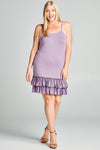 OD-20258   Low Waist, Double Ruffle Dress Extender