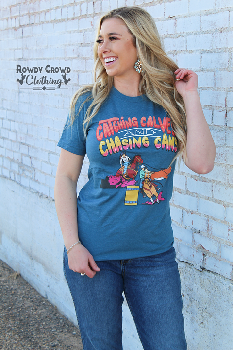 83175   Tessa Catching Calves & Chasing Cans Graphic T-Shirt