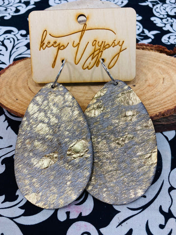 Keep It Gypsy Earrings With AB Teardrop – Rustic Mile Boutique