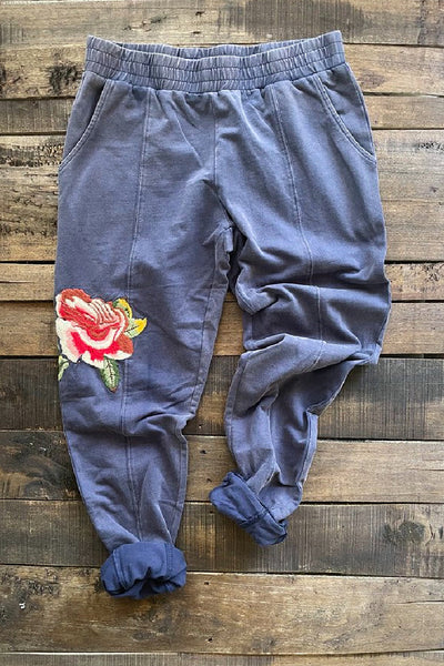 Rose Garden Pant in Navy by Jaded Gypsy