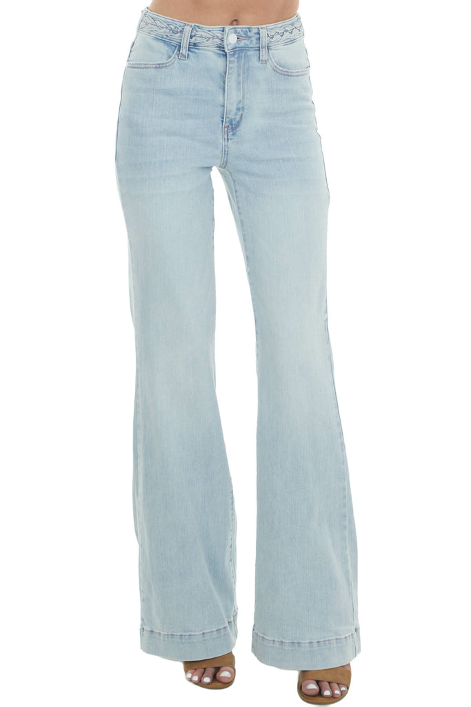 88332 Cadence Hi-Waist Braided Waistband Judy Blue Jeans – True Betty  Boutique