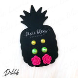 1433   Delilah Earrings by Dixie Bliss