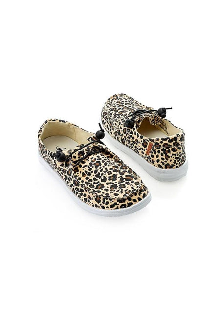 Very G Gypsy Jazz Tan Leopard Odion Fashion Sneakers