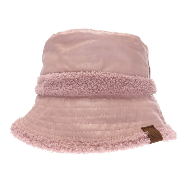 Sombrero de pescador CC de piel sintética suave 3830