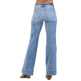 82401   Kaydyn Mid-Rise Wide Leg Judy Blue Jeans