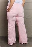 RISEN Jeans Raelene High Waist Wide Leg Jeans in Light Pink - ONLINE EXCLUSIVE!