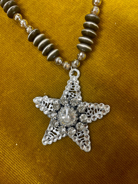 19514   Kami Silver Marshall Star Necklace By A Rare Bird