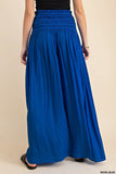 5835   Ernestine Royal Blue Elastic Tunnel Tube Dress or Maxi Skirt