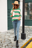 Striped Balloon Sleeve Knit Pullover - ONLINE EXCLUSIVE!