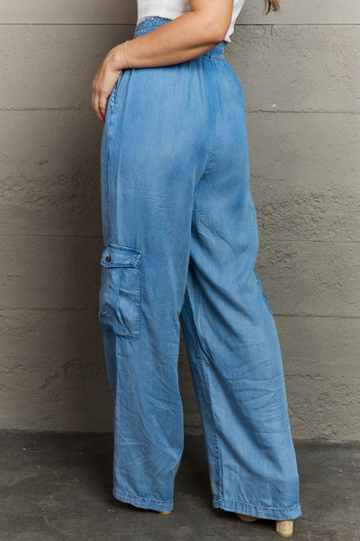 GeeGee Out Of Site Denim Cargo Pants - ONLINE EXCLUSIVE!