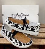 Very G Gypsy Jazz Luma Tooled Cow Print Sneakers